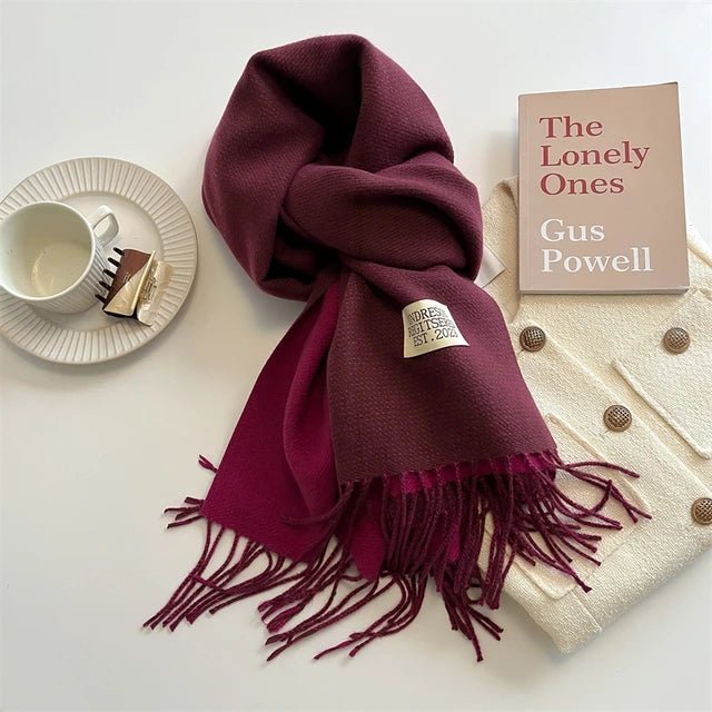 100% Wool Scarf for Men and Women – Super Soft and Warm
