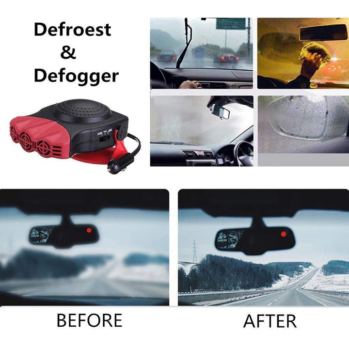 Harwelton™ 12V Car Heater and Defroster That Clears Foggy Windows