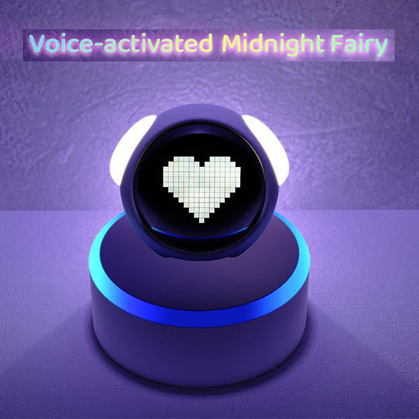 Harwelton™ Cute Dog Sunrise Alarm Clock with Voice Control and Night Light