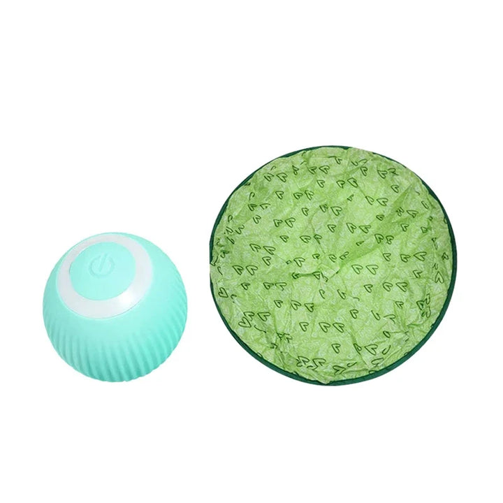 Interactive Rolling Cat Toy Ball with Smart Obstacle Sensor