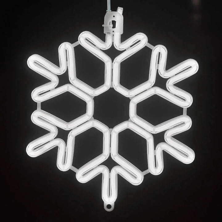 Frosted Snowflake LED Light for Indoor and Outdoor Use