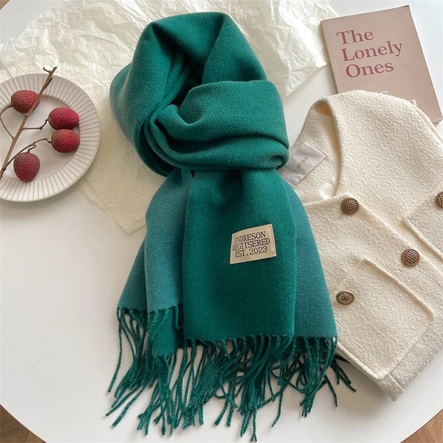 100% Wool Scarf for Men and Women – Super Soft and Warm