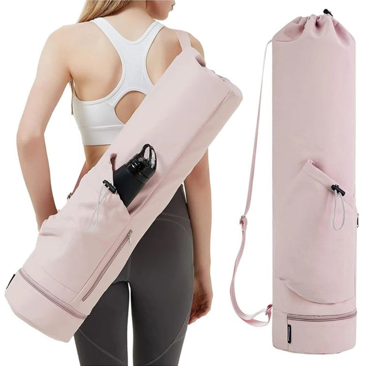 Harwelton™ Yoga Mat Bag with Waterproof Wet Pocket and Bottle Holder