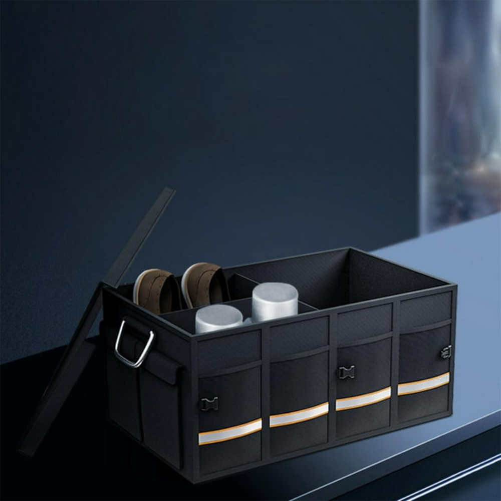 Large Collapsible Car Boot Organiser with Waterproof Base
