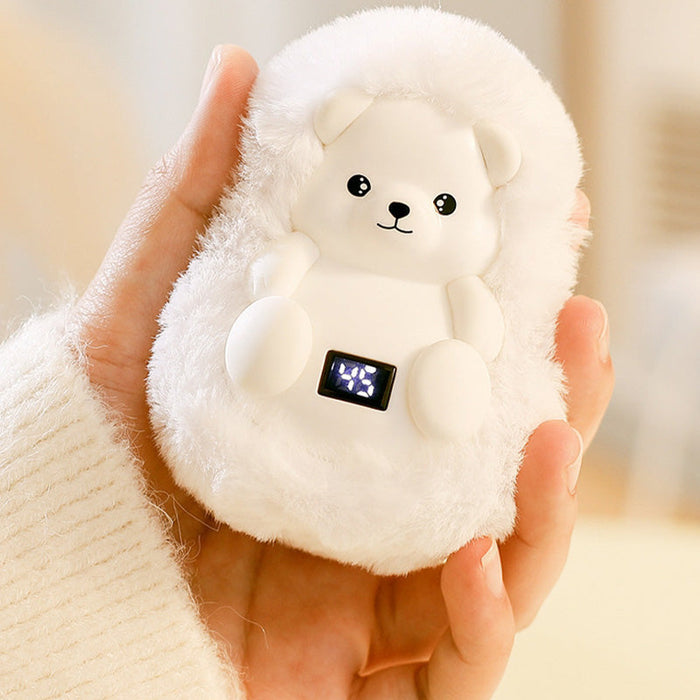 Harwelton™ Rechargeable Plush Hand Warmer in a Cuddly Animal Design