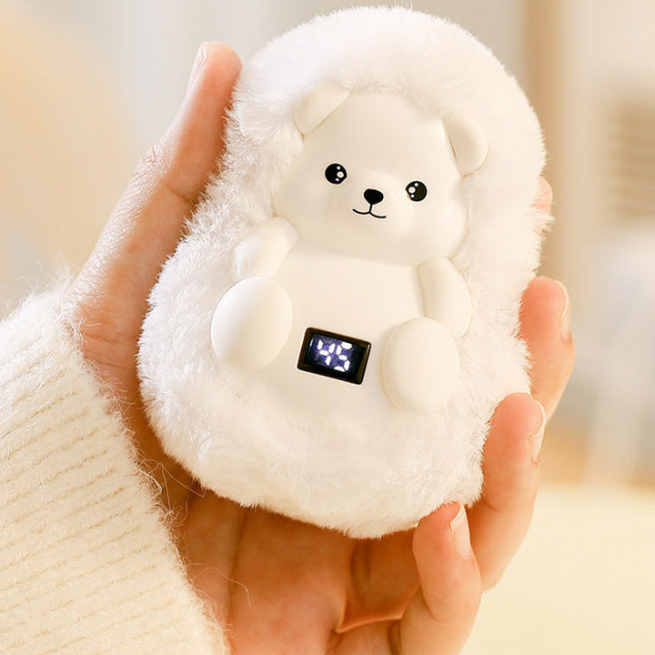 Harwelton™ Rechargeable Plush Hand Warmer in a Cuddly Animal Design