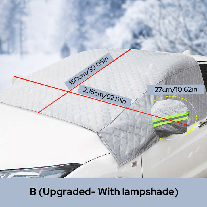 All-Season Magnetic Car Windscreen Cover with Mirror Covers