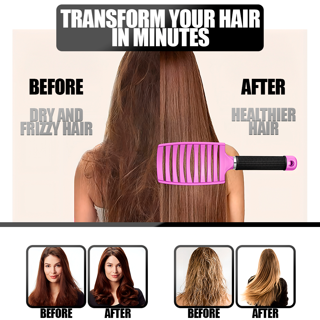 Detangling Hair Brush for Gentle, Painless Knot Removal