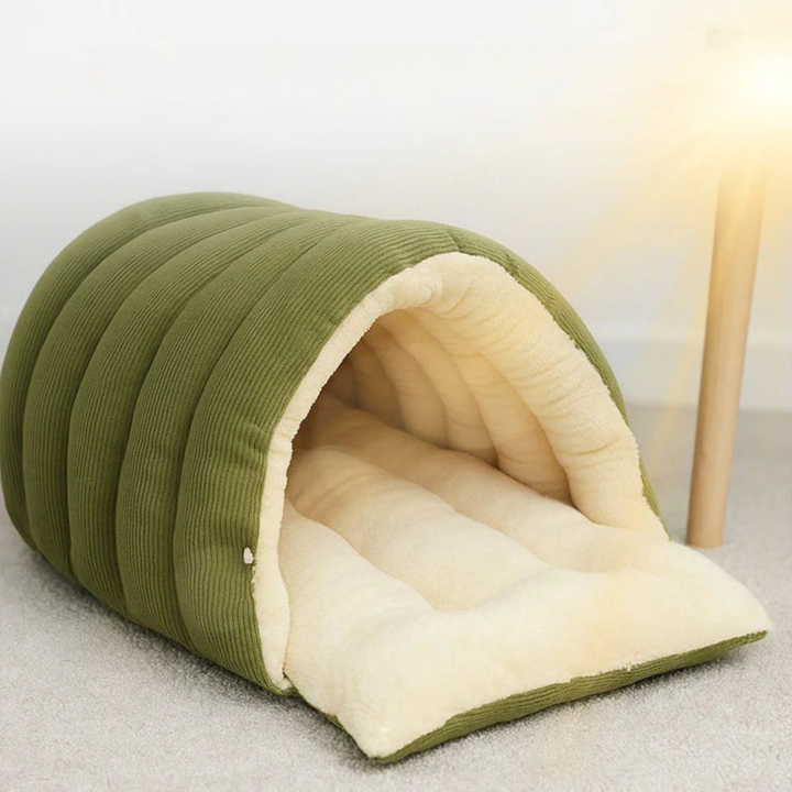 Harwelton™ Puffer Jacket Pet Bed with Warm Fleece Lining