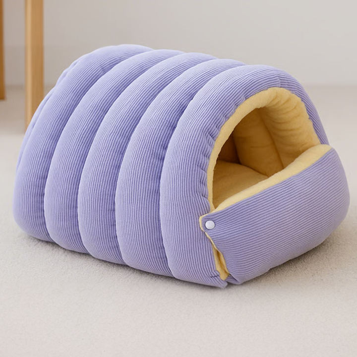 Harwelton™ Puffer Jacket Pet Bed with Warm Fleece Lining