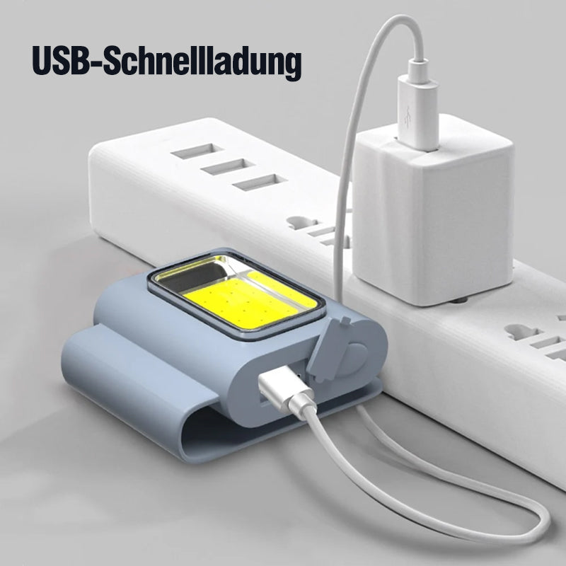 Magnetic Mini COB Torch with USB Charging, 200 Lumens