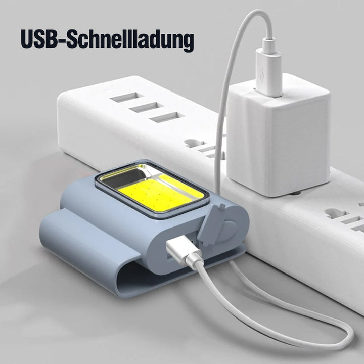 Magnetic Mini COB Torch with USB Charging, 200 Lumens