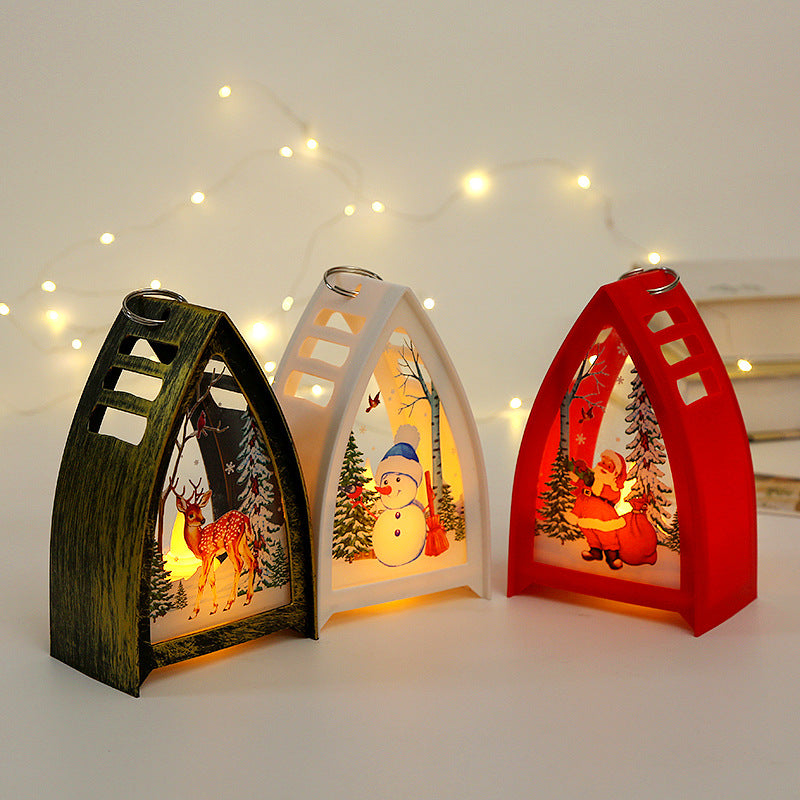 Hand-Painted LED Christmas Figures – Santa, Snowman and Reindeer