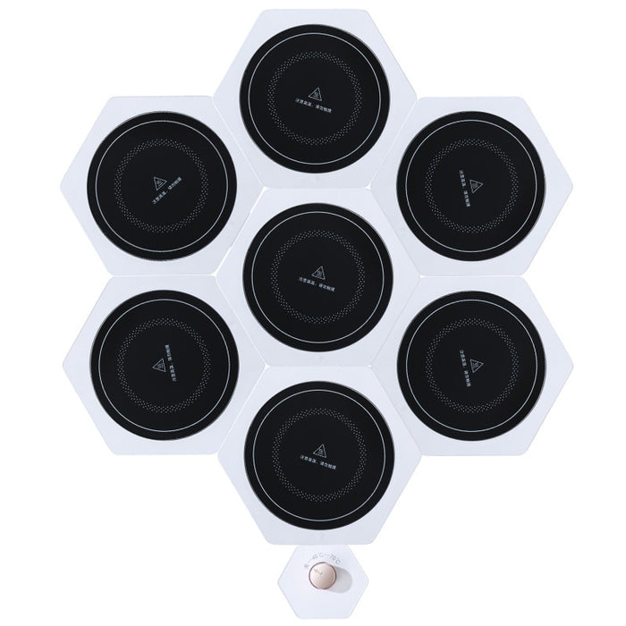 Harwelton Modular Food Warming Plates, Hexagonal, 1 to 7 Panels
