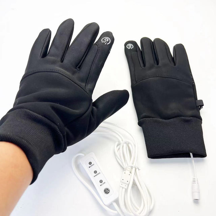 Harwelton USB Heated Touchscreen Gloves with 3 Temperature Levels