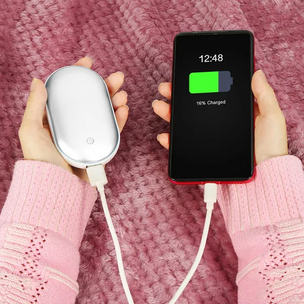 Portable Rechargeable Hand Warmer With 5000mAh Power Bank