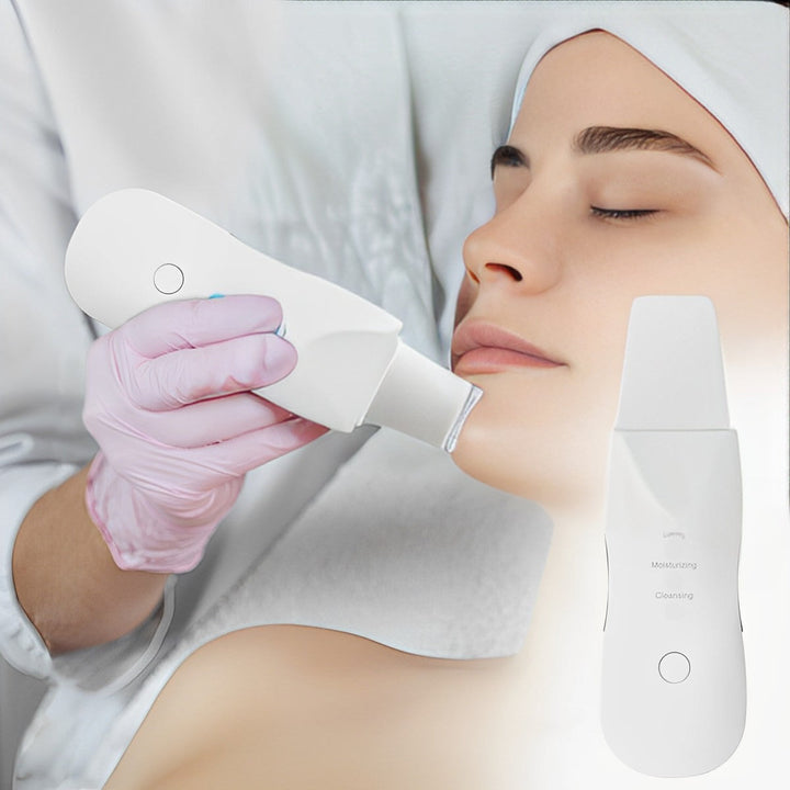 Ultrasonic Skin Scrubber with Three Modes for Smoother Skin