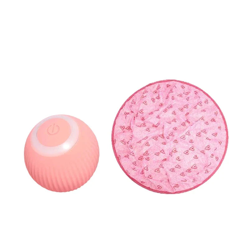 Interactive Rolling Cat Toy Ball with Smart Obstacle Sensor