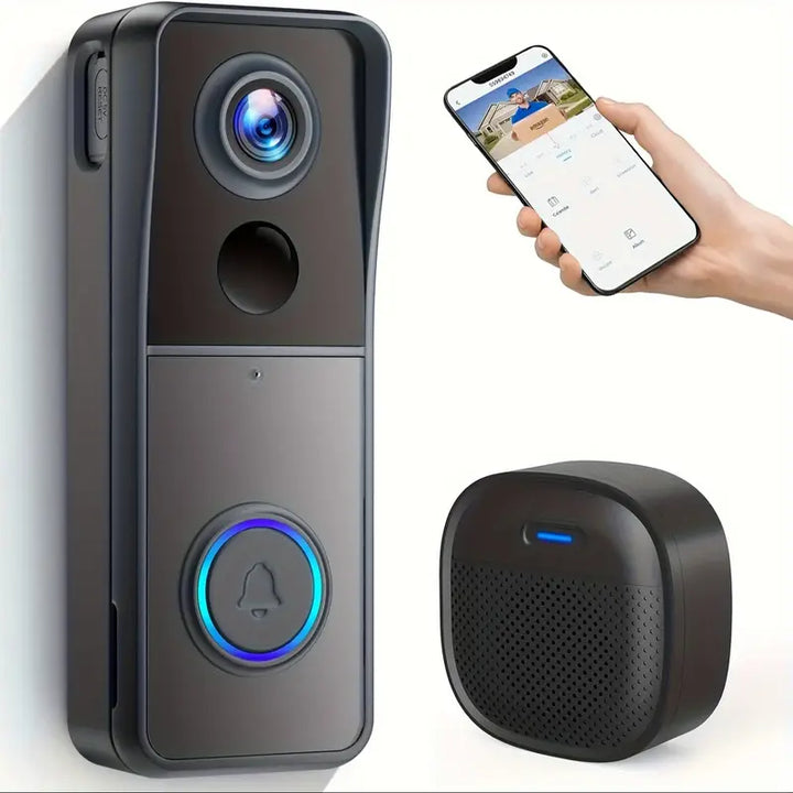 Wireless WiFi Video Doorbell with 1080p HD and Night Vision