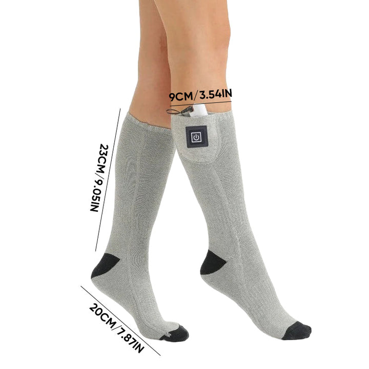 Heated Socks ThermoLuxe | Rechargeable | Adjustable Temperature | Up to 8 h Heat