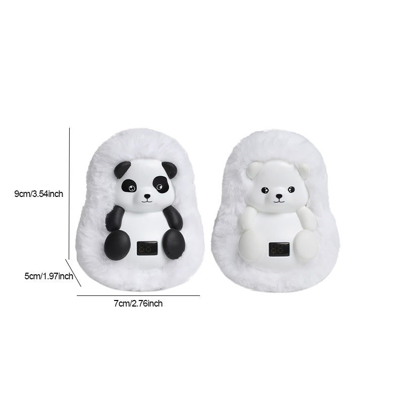 Harwelton™ Rechargeable Plush Hand Warmer in a Cuddly Animal Design