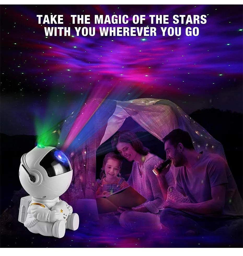 Galaxy Star Projector with Nebula, Moon Lamp and Remote