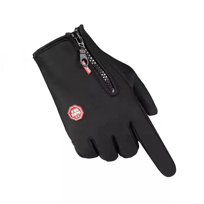 Harwelton Windproof Sports Gloves with Zip Cuff