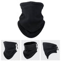 Winter Windproof Fleece Neck Warmer Tube Scarf, Half Face Cover
