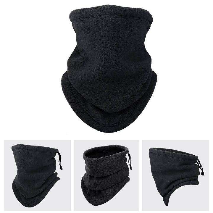 Winter Windproof Fleece Neck Warmer Tube Scarf, Half Face Cover
