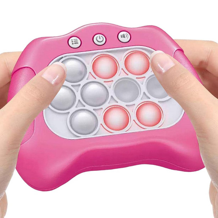 Light-Up Bubble Pop Game Console – Handheld Fidget Toy