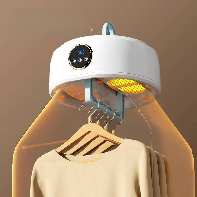 Harwelton™ Foldable Electric Clothes Dryer with 600W Quick-Dry Power