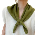 Harwelton™ Korean-Style Triangle Knit Scarf for Women – Light & Warm