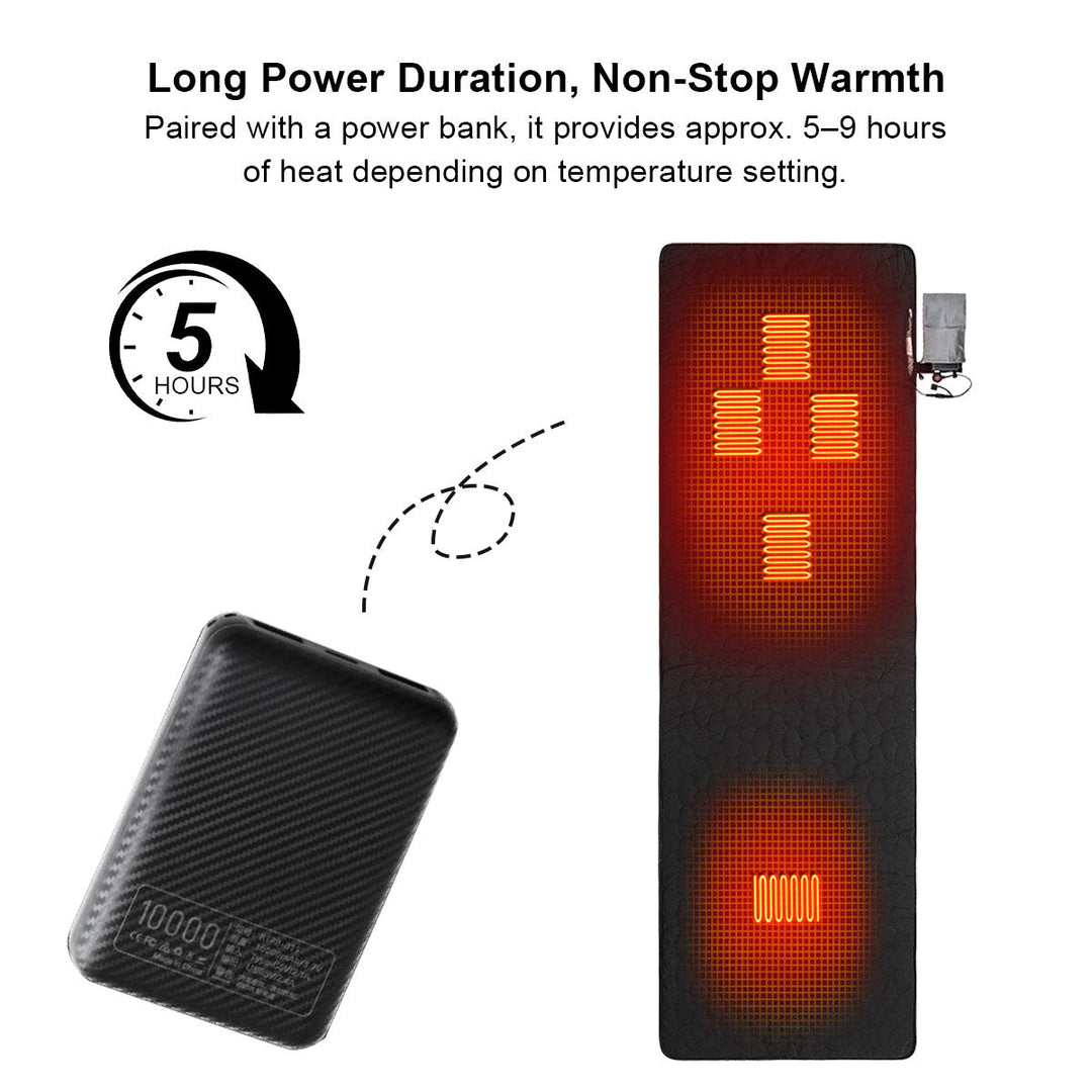 Harwelton™ 5-Zone USB Heated Pad with 30-Second Warm-Up