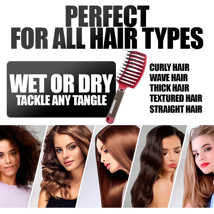 Detangling Hair Brush for Gentle, Painless Knot Removal