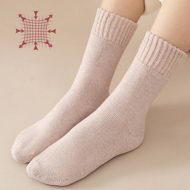 Harwelton™ Thermal Fleece-Lined Socks Set of 3 Pairs for Cold Days