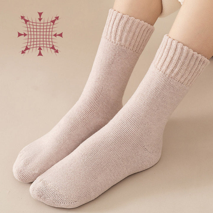 Harwelton™ Thermal Fleece-Lined Socks Set of 3 Pairs for Cold Days