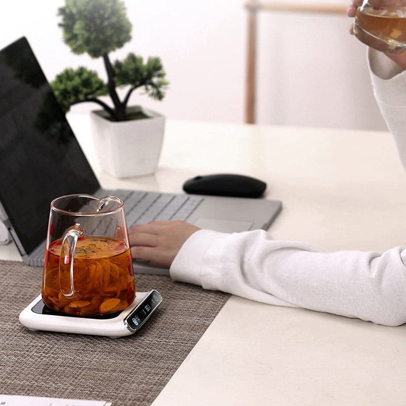 Harwelton™ Mug Warmer Coaster with 3 Heat Levels and Auto Shut-Off