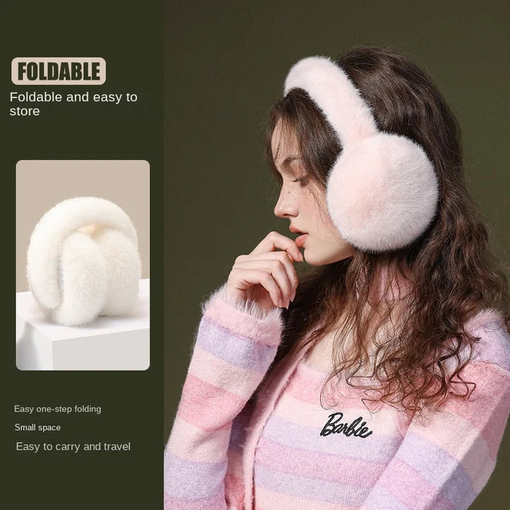 Luxury Plush Earmuffs – Soft Foldable Winter Ear Warmers