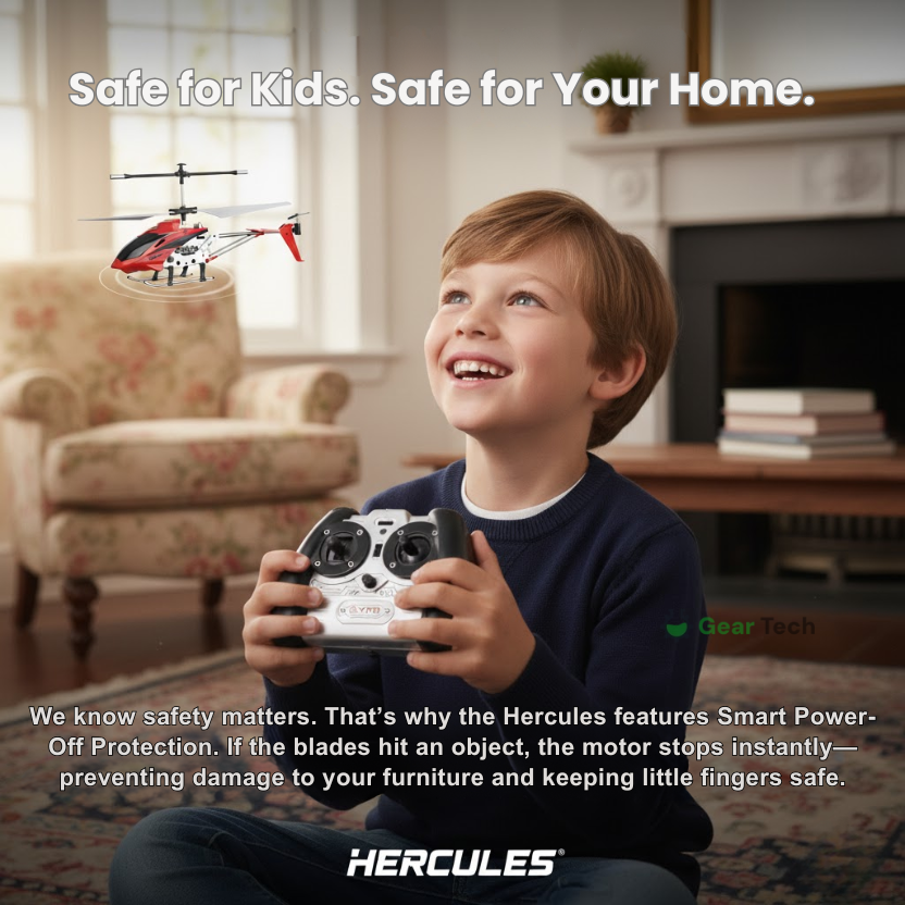 Durable Remote Control Helicopter LED Lights &amp; Crash‑Resistant