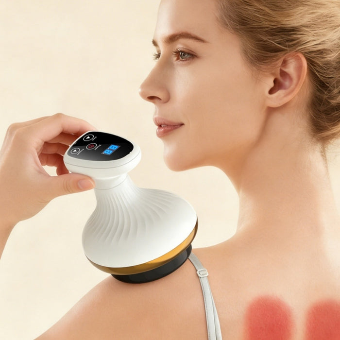 Harwelton Cordless Scraping and Cupping Body Massager with Heated Base