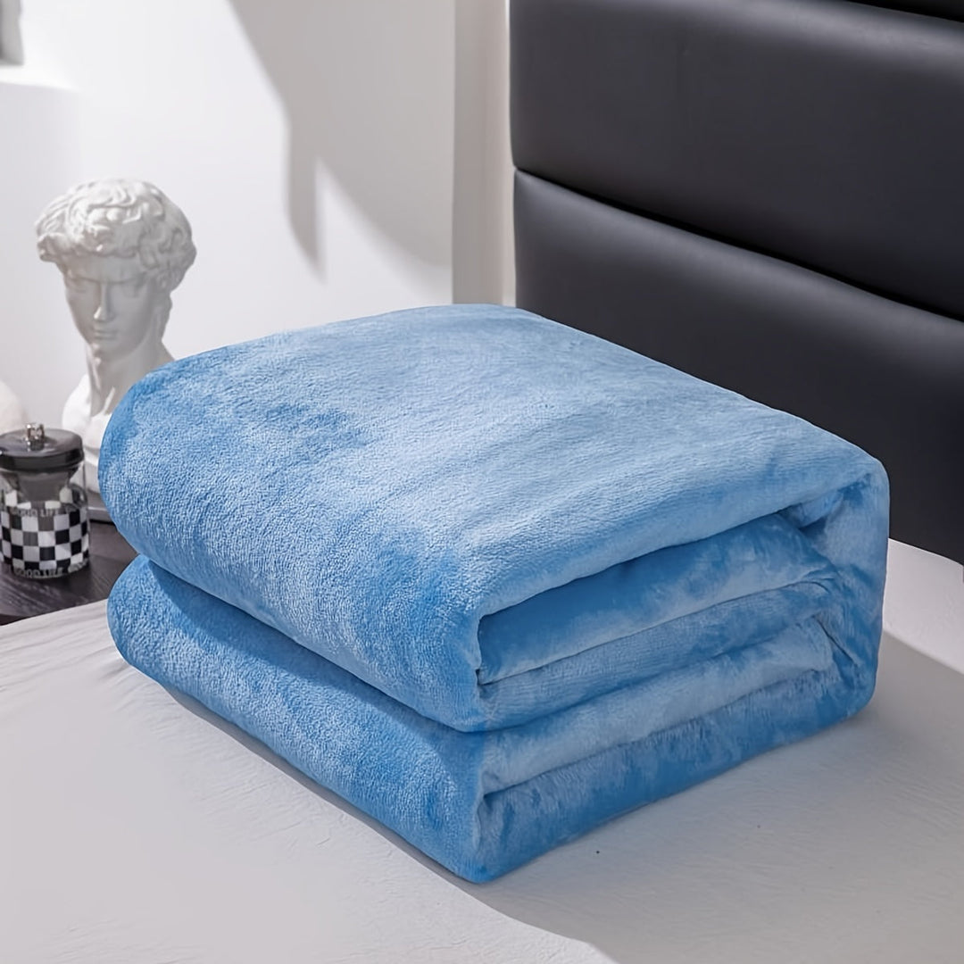 Soft Flannel Blanket for Sofa, Bed and Camping