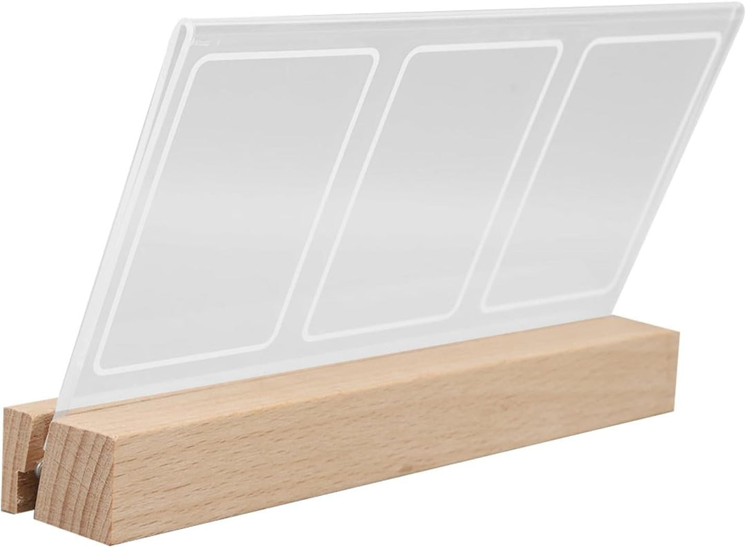 Illuminated Photo Frame with Three Slots for Prints and Tickets