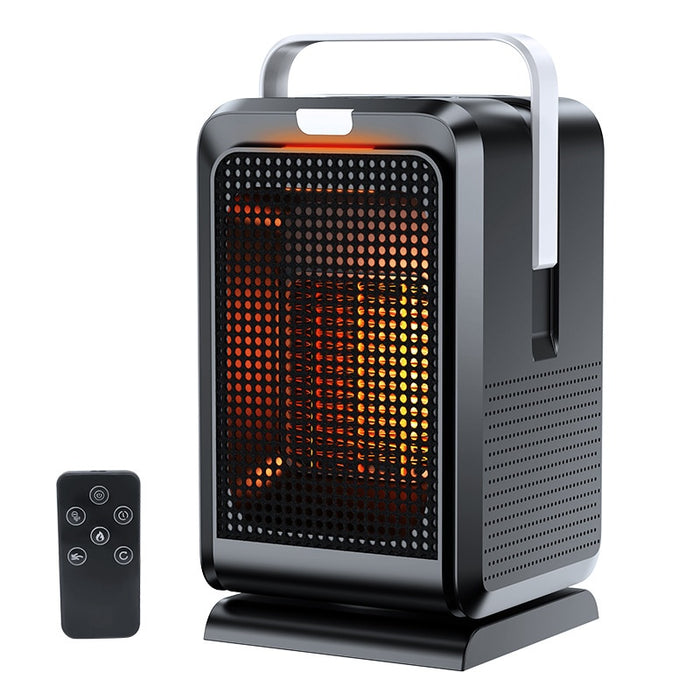 Harwelton Oscillating Ceramic Fan Heater with Remote and Timer