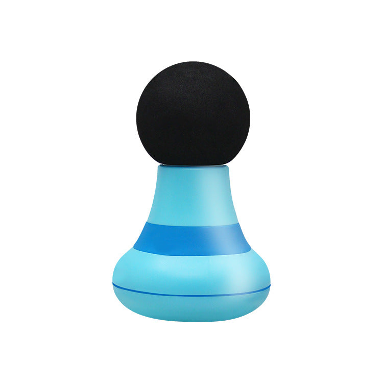 Mini pocket massage gun in hand