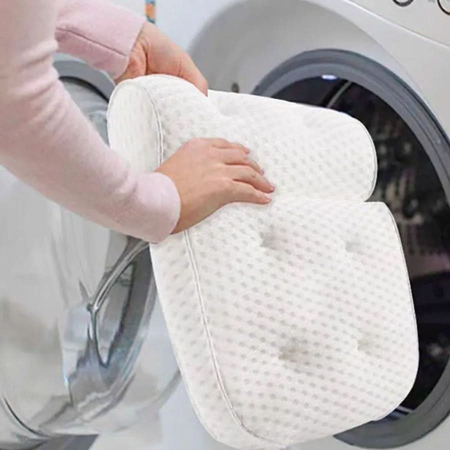 Ergonomic Bath Pillow with Breathable 4D Air Mesh Support