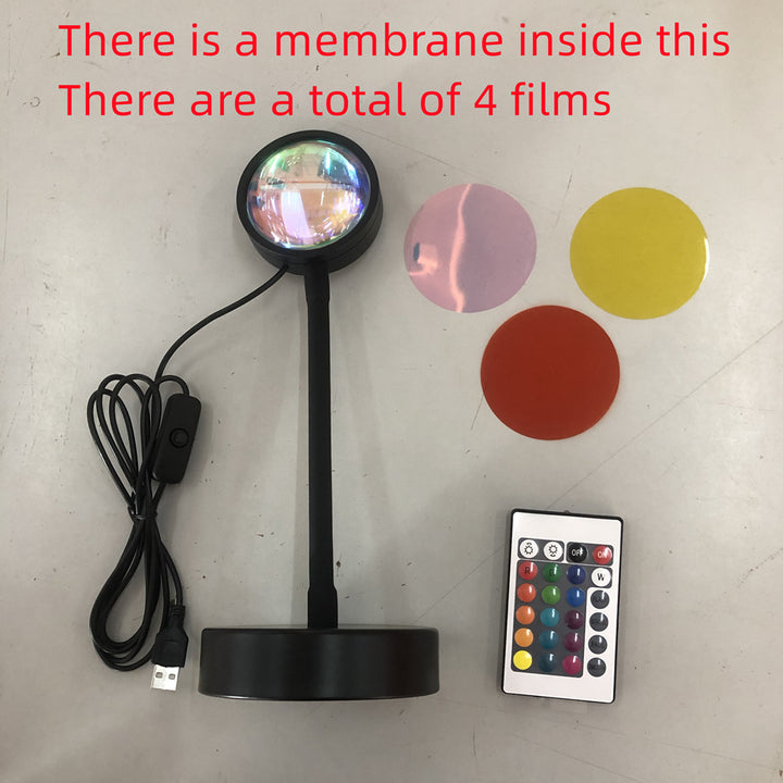 Sunset Projection Lamp, Adjustable Wall Night Light Decoration
