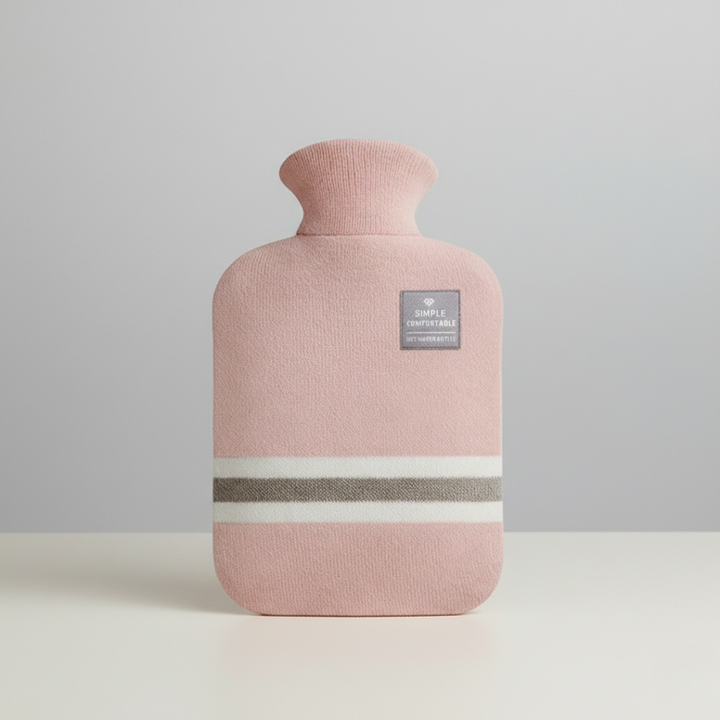 Harwelton™ 2L Hot Water Bottle with Knitted Cover, Up to 8h Warm