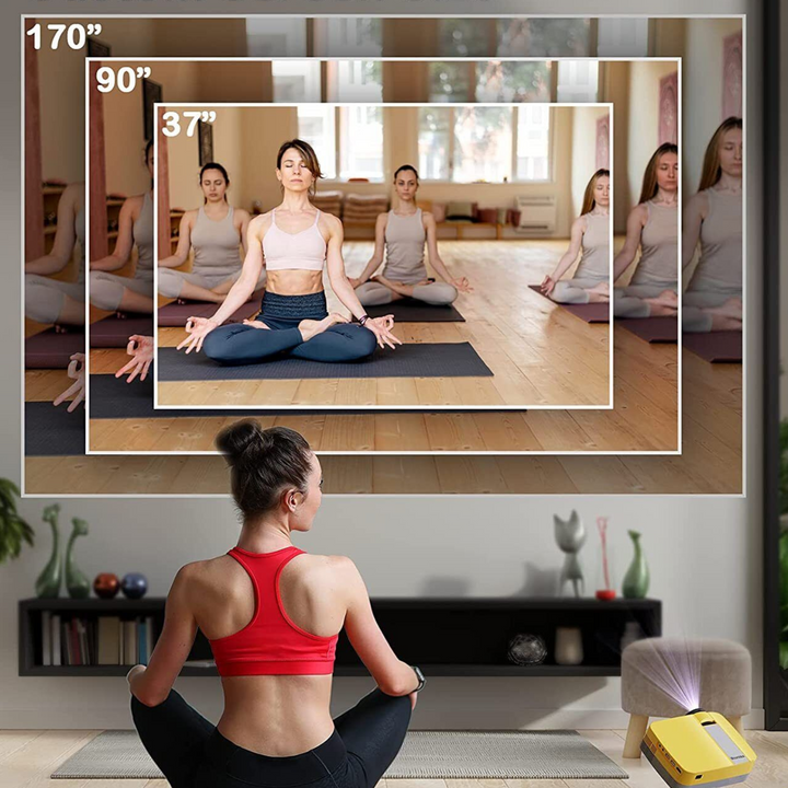 Harwelton™ Mini HD Projector with Tripod and Built-In Speakers