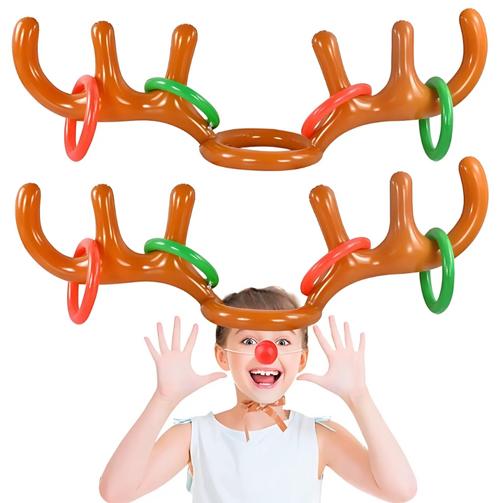 Harwelton™ Reindeer Antler Ring Toss Game for Christmas Parties
