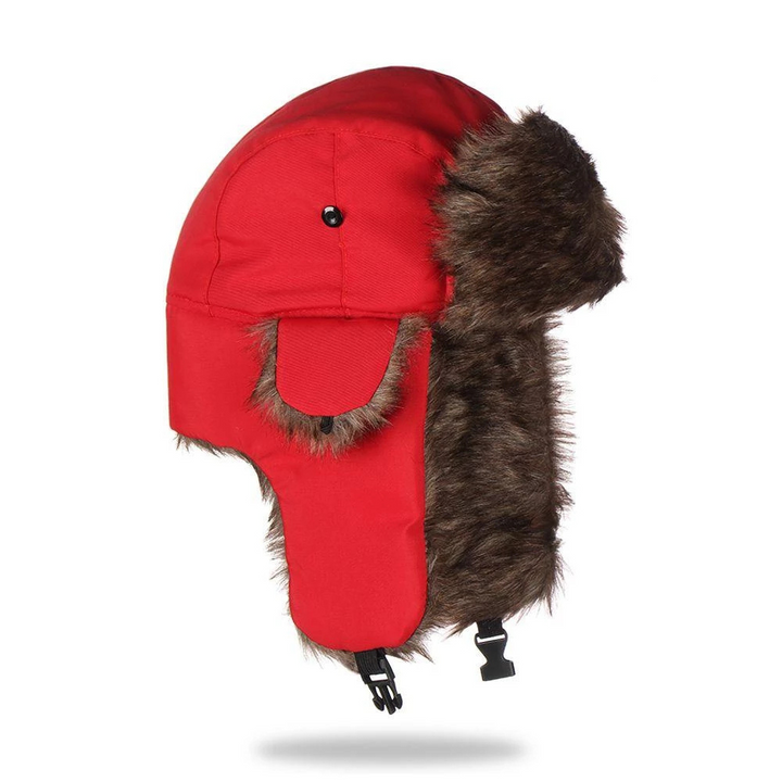 Harwelton™ Faux Fur Trapper Hat with Earflaps for Freezing Days